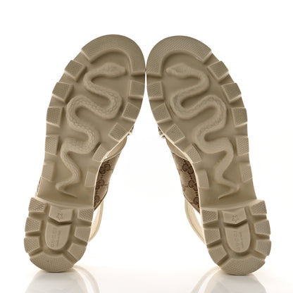 Gucci Monogram Granada Kid Trip 40/72mm Lug Sole Sandals 39.5 Beige Ebony Mystic White 5 of 9