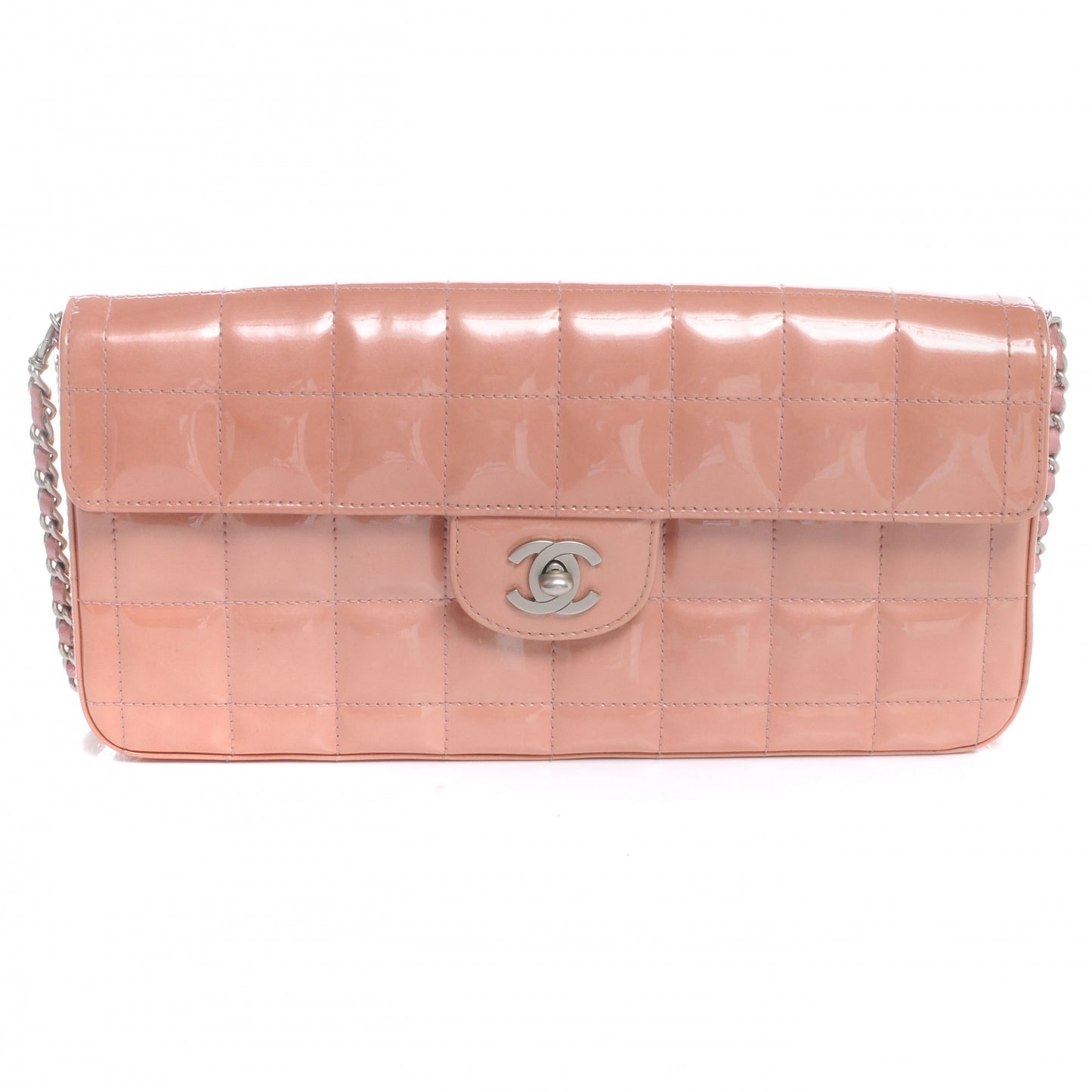 Patent East West Chocolate Bar Flap Coral