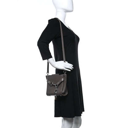 Alexander Wang Calfskin Mini Attica Chain Crossbody Mink Grey 2 of 13