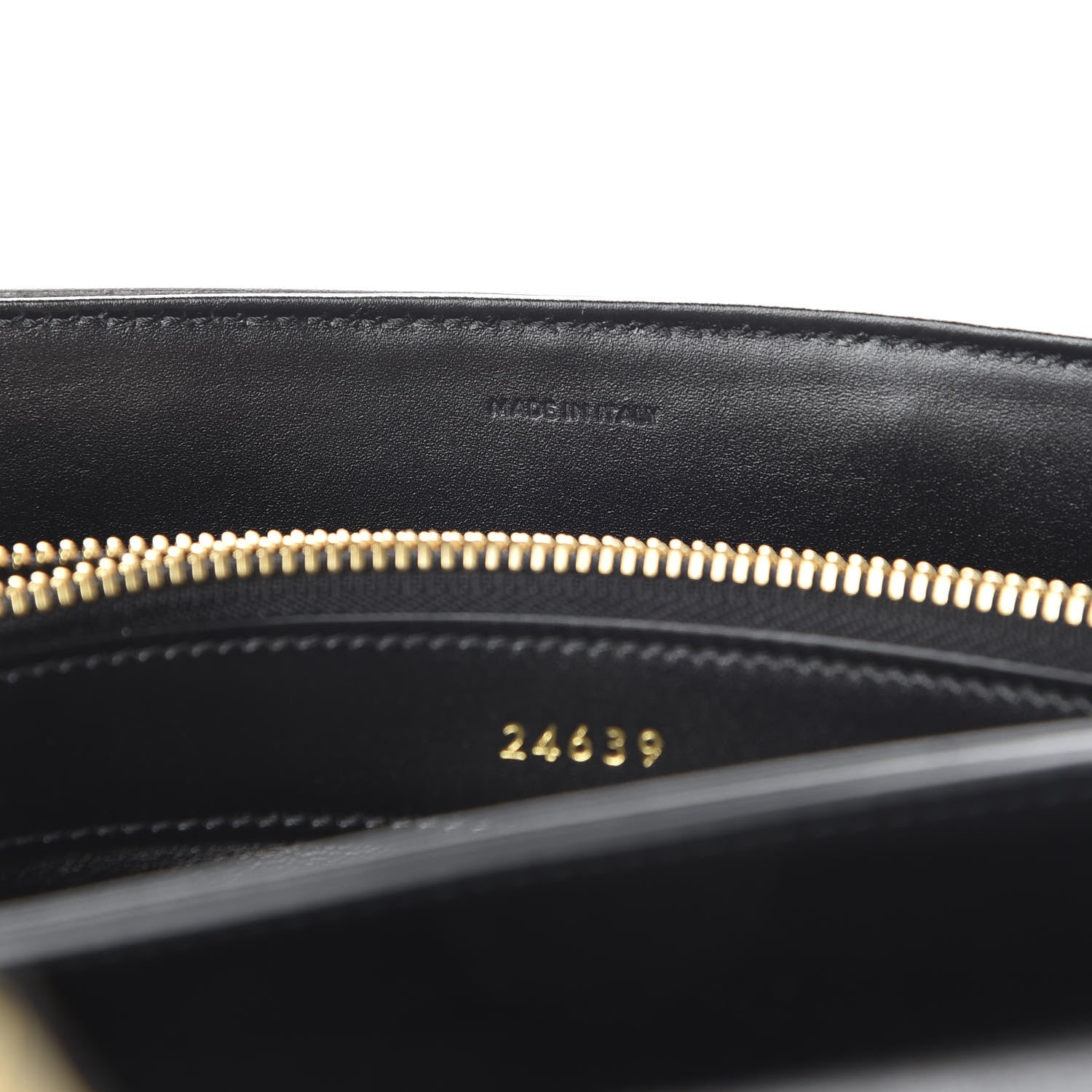 Celine Satinated Calfskin Small 16 Top Handle Bag Black 9 of 11