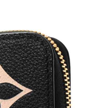Louis Vuitton Empreinte Monogram Giant Zippy Wallet Black Beige 8 of 8