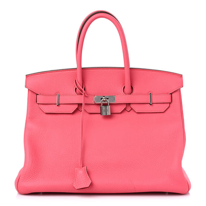 Hermes Togo Birkin 35 Rose Lipstick 1 of 12