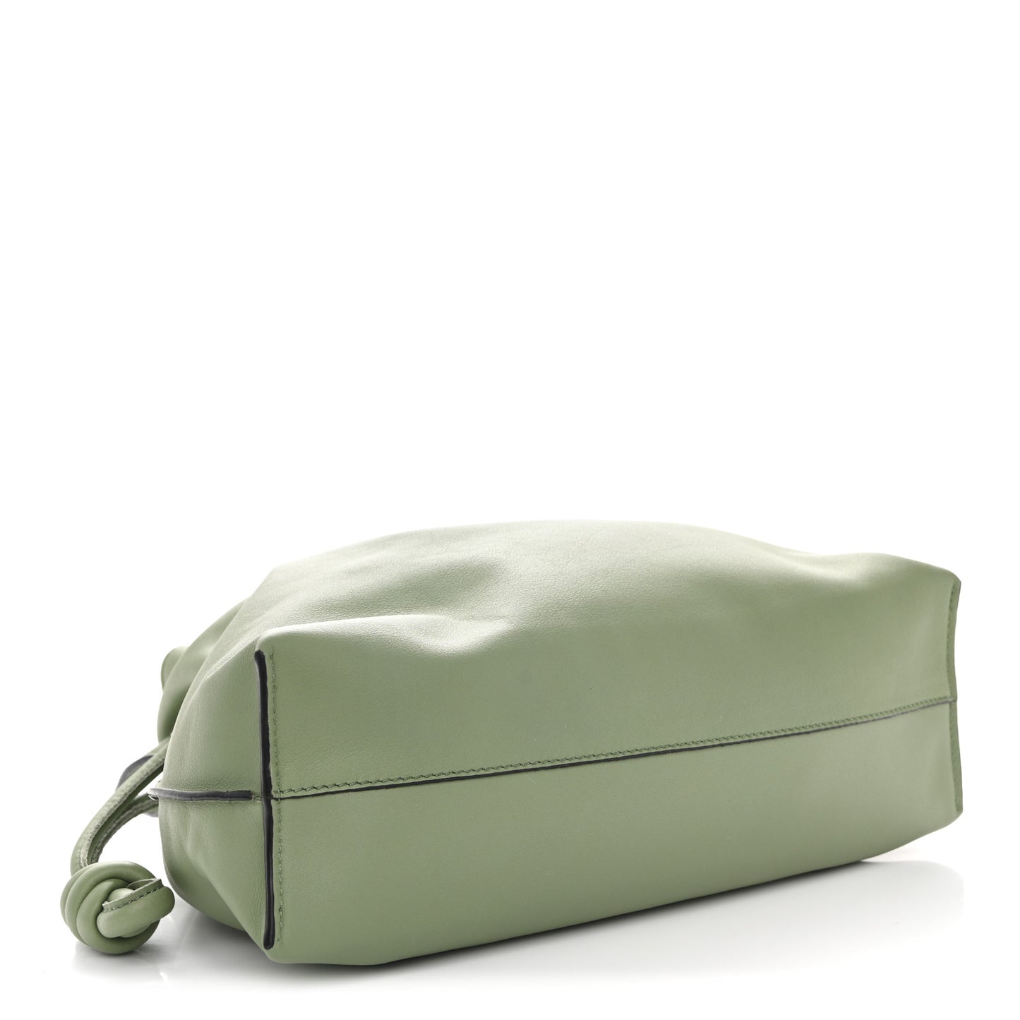 Nappa Flamenco Knot Clutch Rosemary