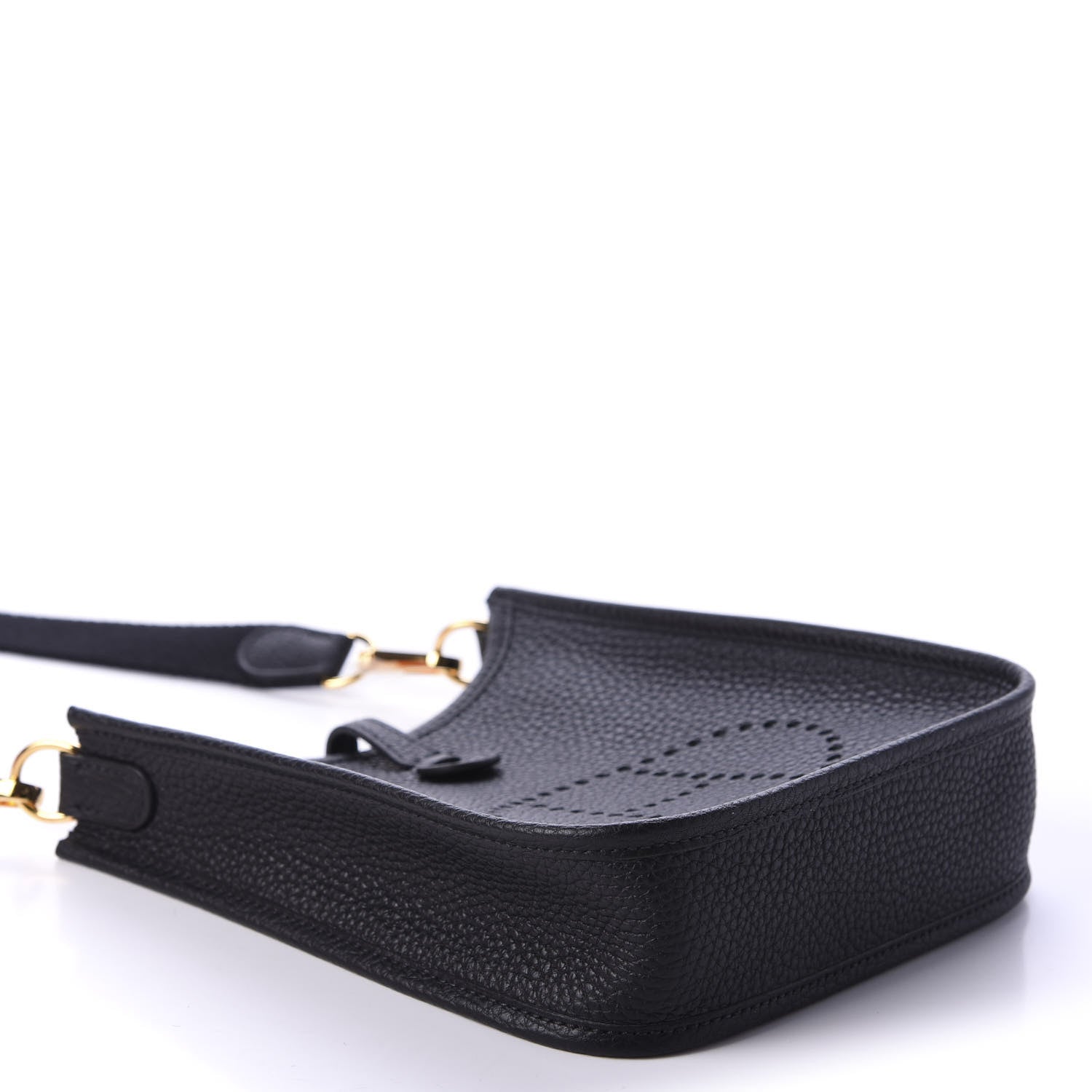 Hermes Taurillon Clemence Evelyne TPM Black 4 of 10