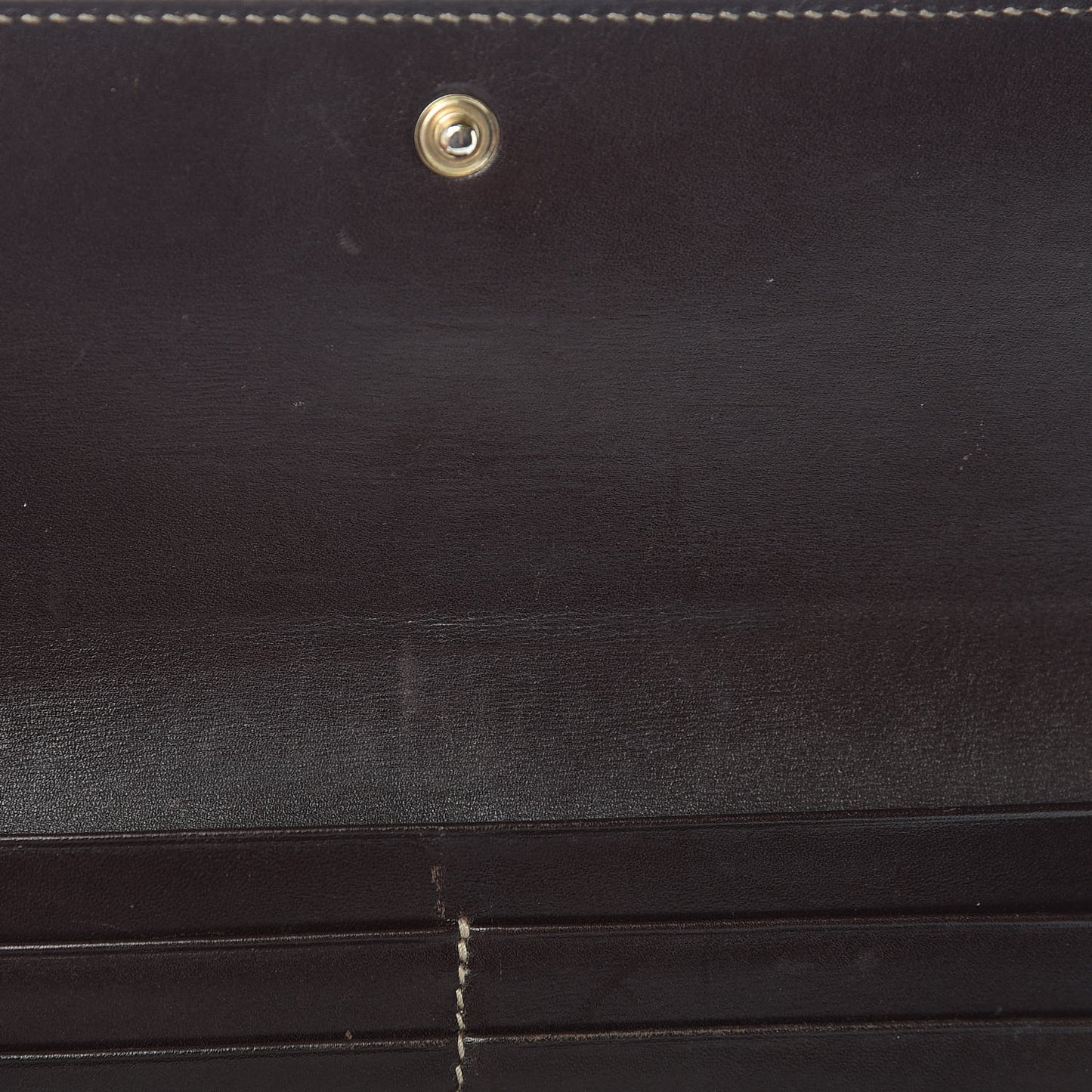 Patent Monogram Continental Wallet Brown