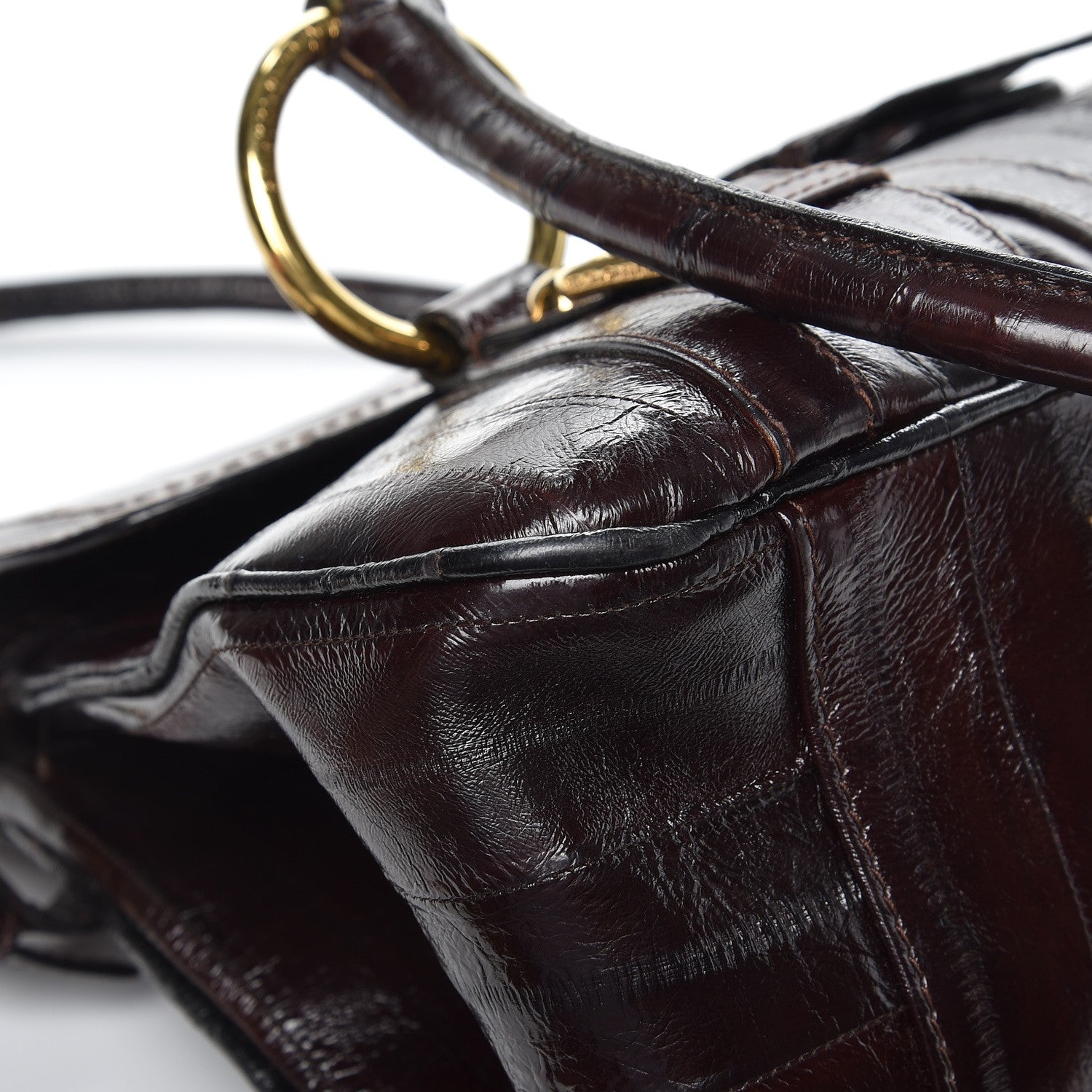 Dolce & Gabbana Eel Shoulder Bag Brown 9 of 14