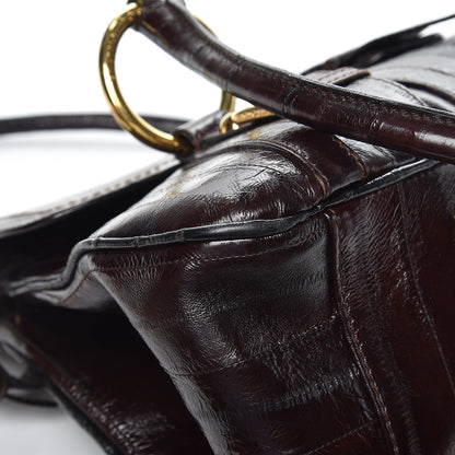 Dolce & Gabbana Eel Shoulder Bag Brown 9 of 14