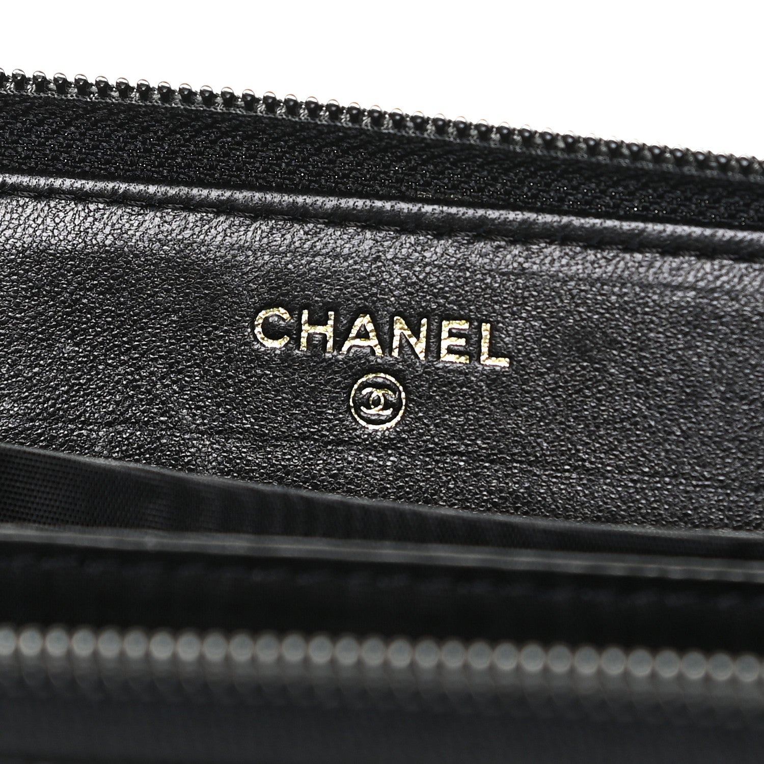 Chanel Caviar Large Timeless CC Zip Around Wallet Black 6 of 13