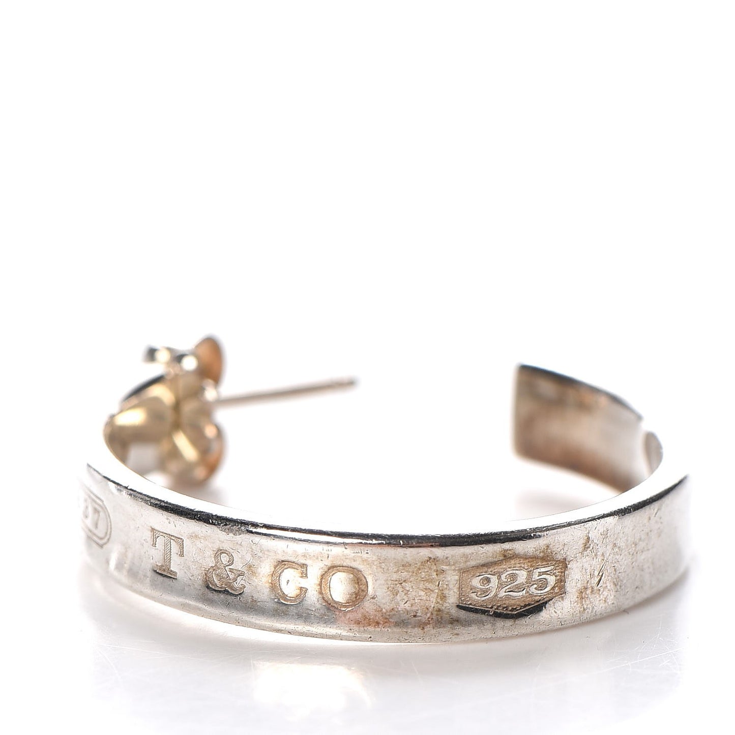 Sterling Silver Medium 1837 Hoop Earrings