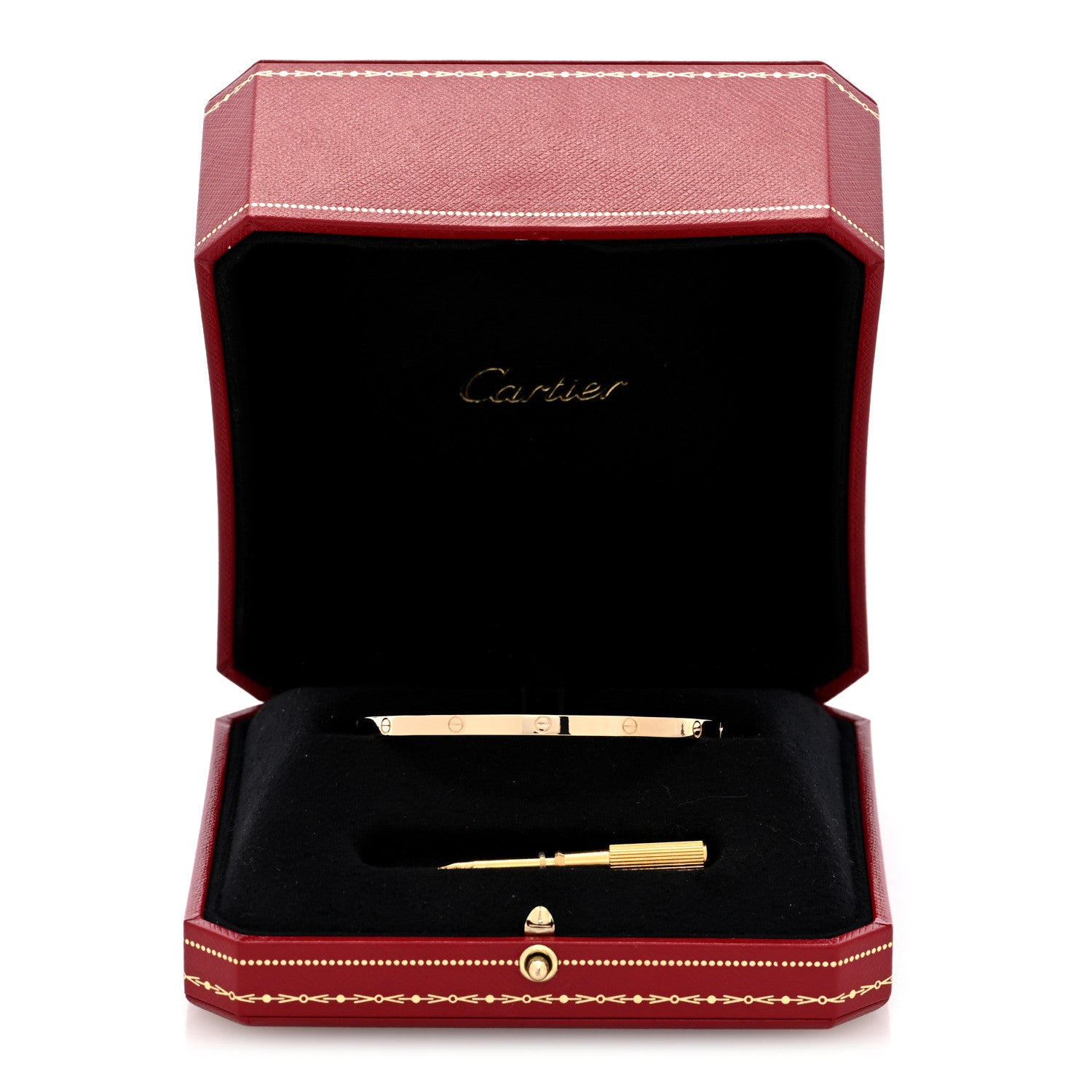 Cartier 18K Yellow Gold Small LOVE Bracelet 18 7 of 7