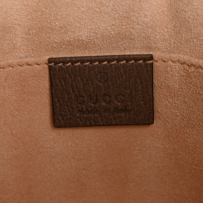 Gucci GG Supreme Monogram Web Ophidia Pouch Brown 6 of 9