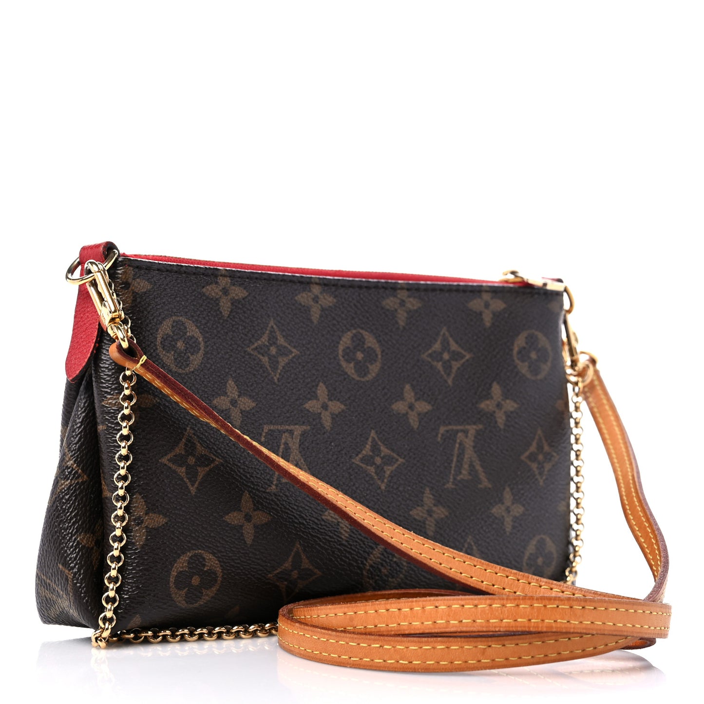 Monogram Pallas Clutch Cherry