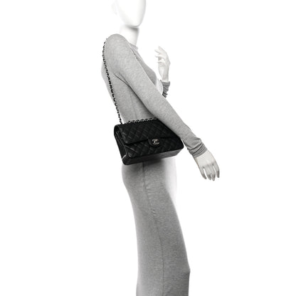 Chanel Caviar Quilted Medium Double Flap Black 2 of 11