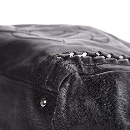 Chanel Glazed Calfskin Large Modern Chain Tote Black 21 of 27