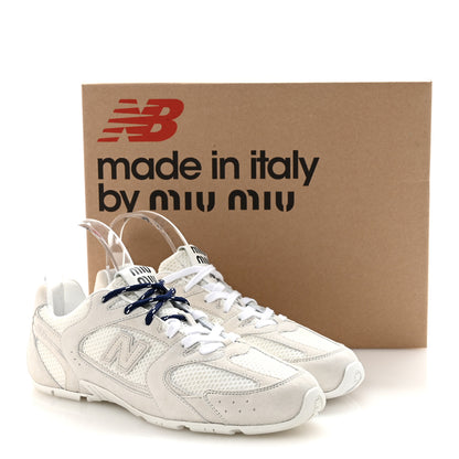 Miu Miu X NEW BALANCE Mesh Suede 530 SL Sneakers 40 White 10 of 10