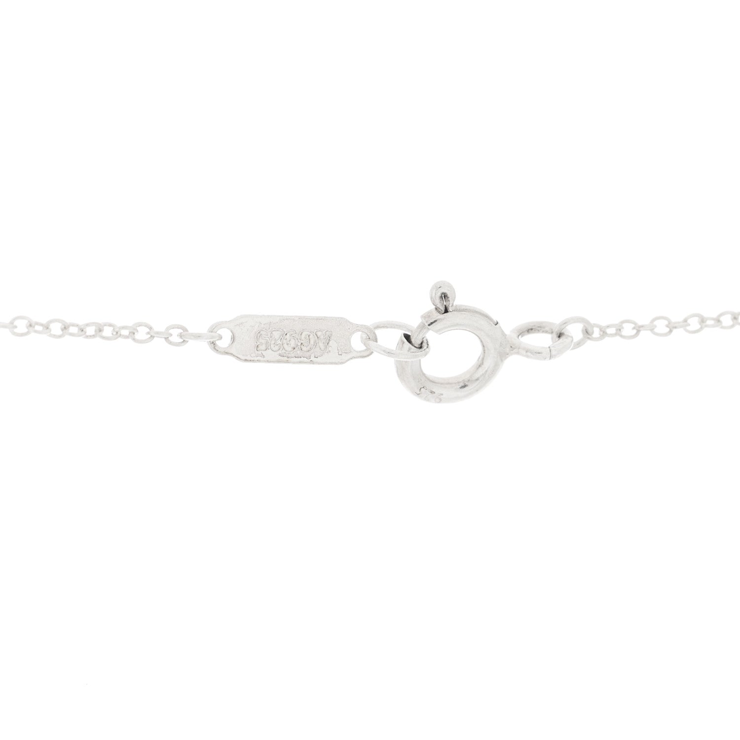 Tiffany Sterling Silver Four Hearts Clover Pendant Necklace 4 of 5
