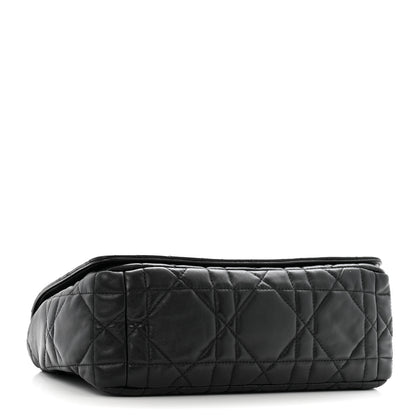 Christian Dior Calfskin Macrocannage Medium Caro Bag Black 4 of 11