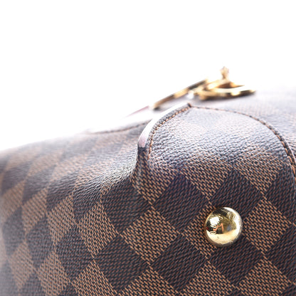 Louis Vuitton Damier Ebene Caissa Hobo Rose Ballerine 11 of 18