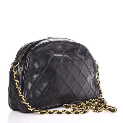 Chanel Lambskin Quilted Tassel Camera Case Black 3 of 11