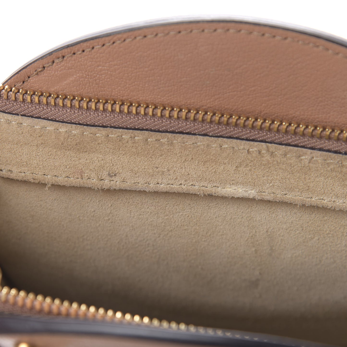 Goatskin Suede Mini Pixie Bag Nougat