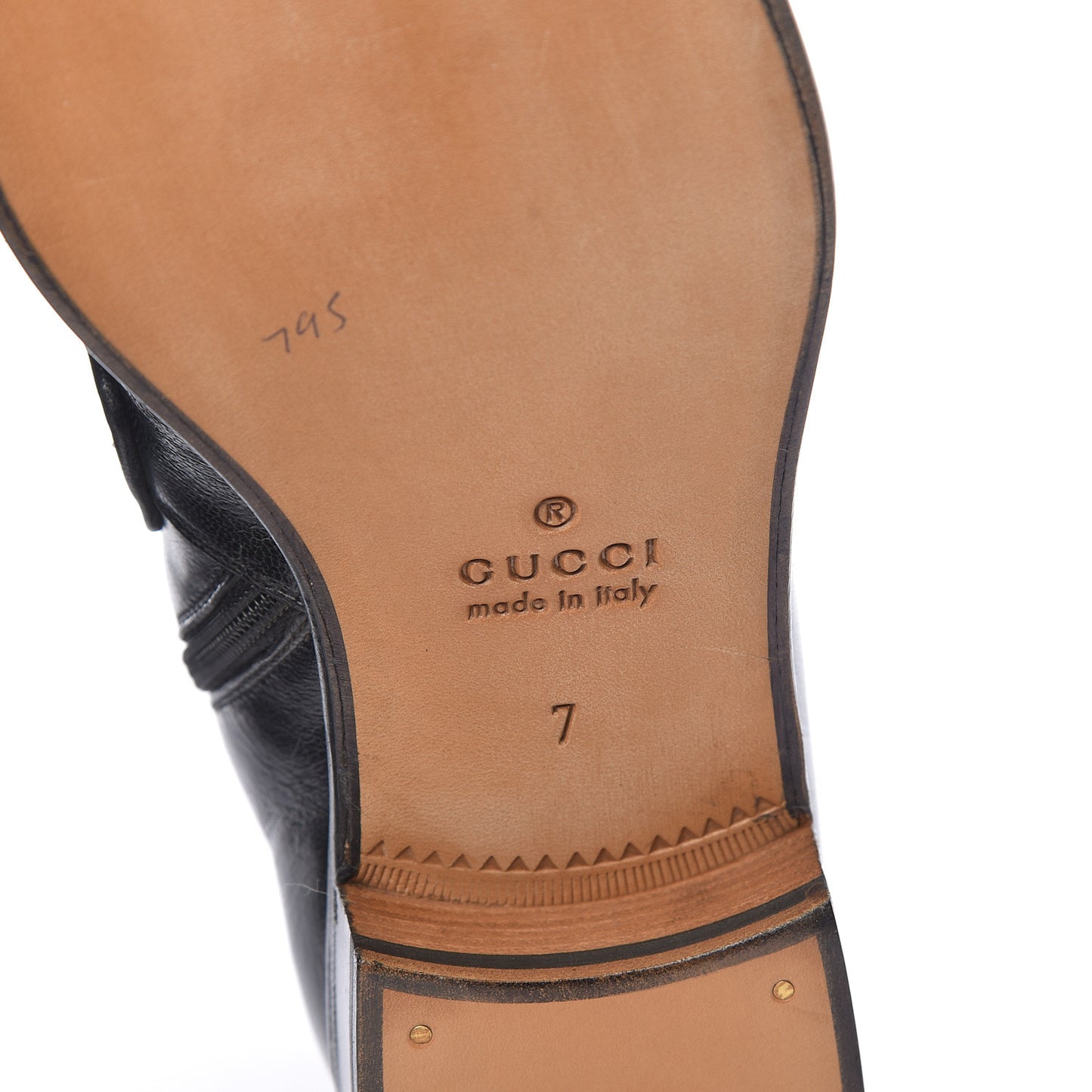 Quentin Goatskin Mens Horsebit Ankle Boots 7 Black