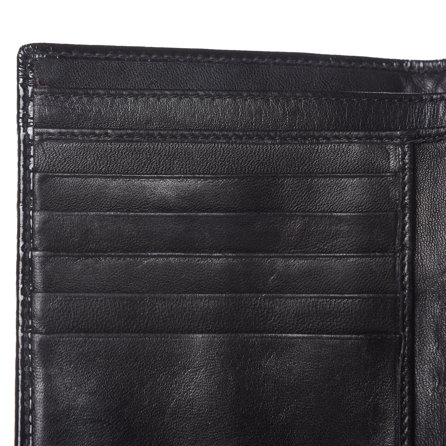 Saint Laurent Patent Y-Mail French Wallet Black 11 of 11