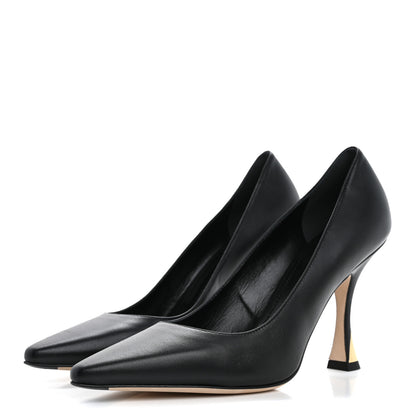 Louis Vuitton Lambskin Sparkle Pumps 38.5 Black 4 of 10