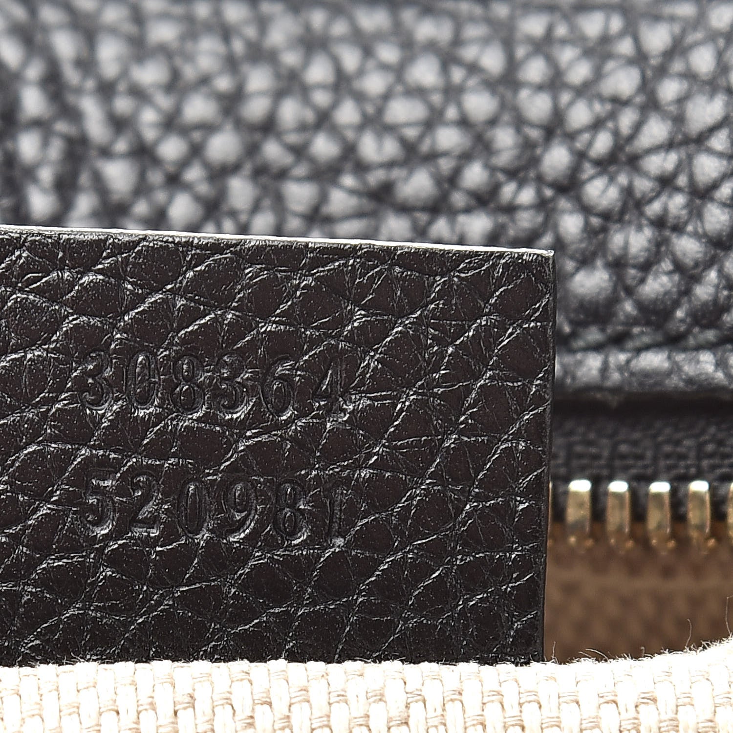 Gucci Pebbled Calfskin Small Soho Disco Bag Black 7 of 10