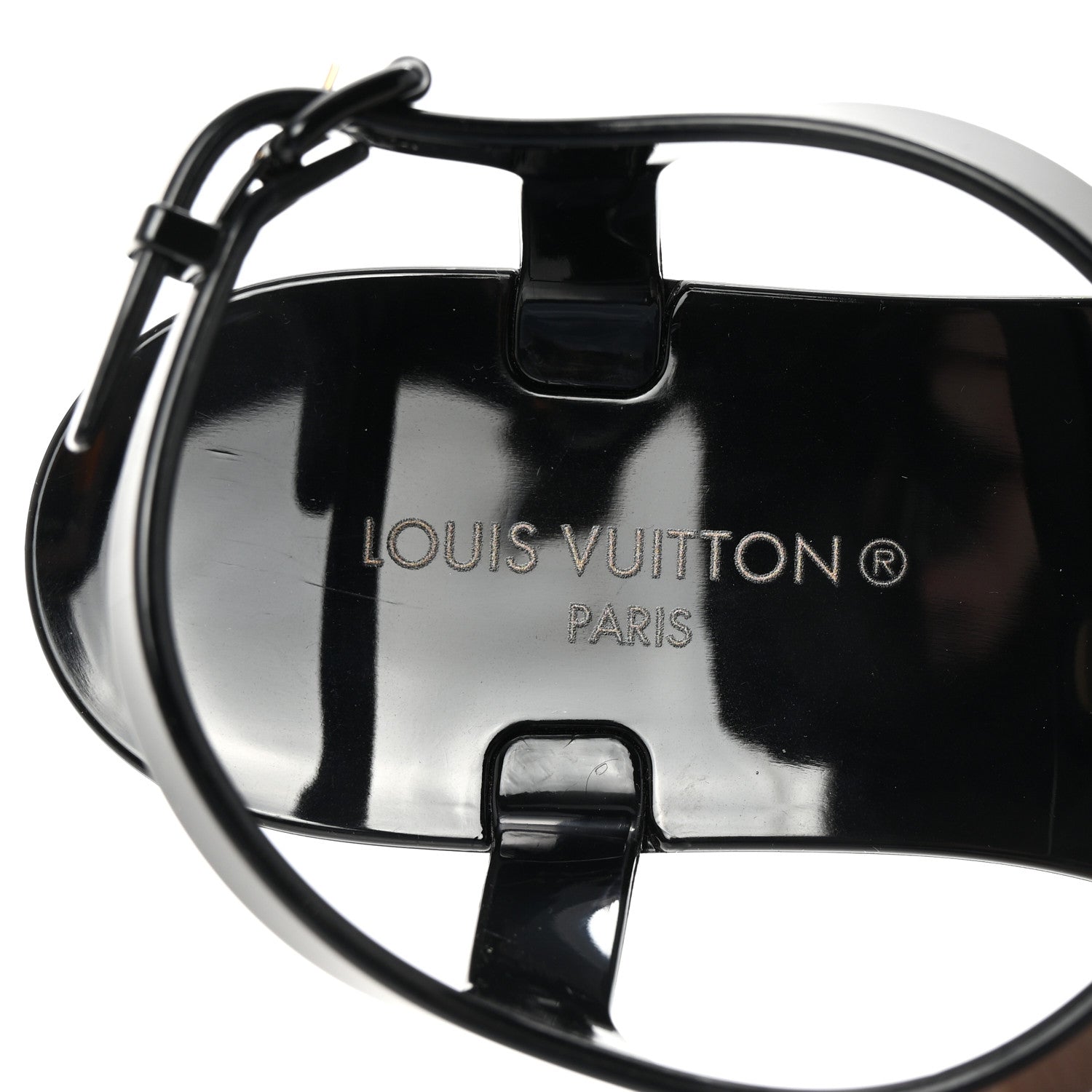 Louis Vuitton Rubber Bikini Thong Flat Sandals 39 Black 8 of 8