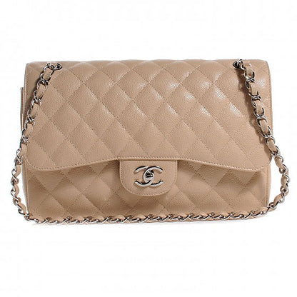 Chanel Caviar Jumbo Double Flap Beige Clair 1 of 7
