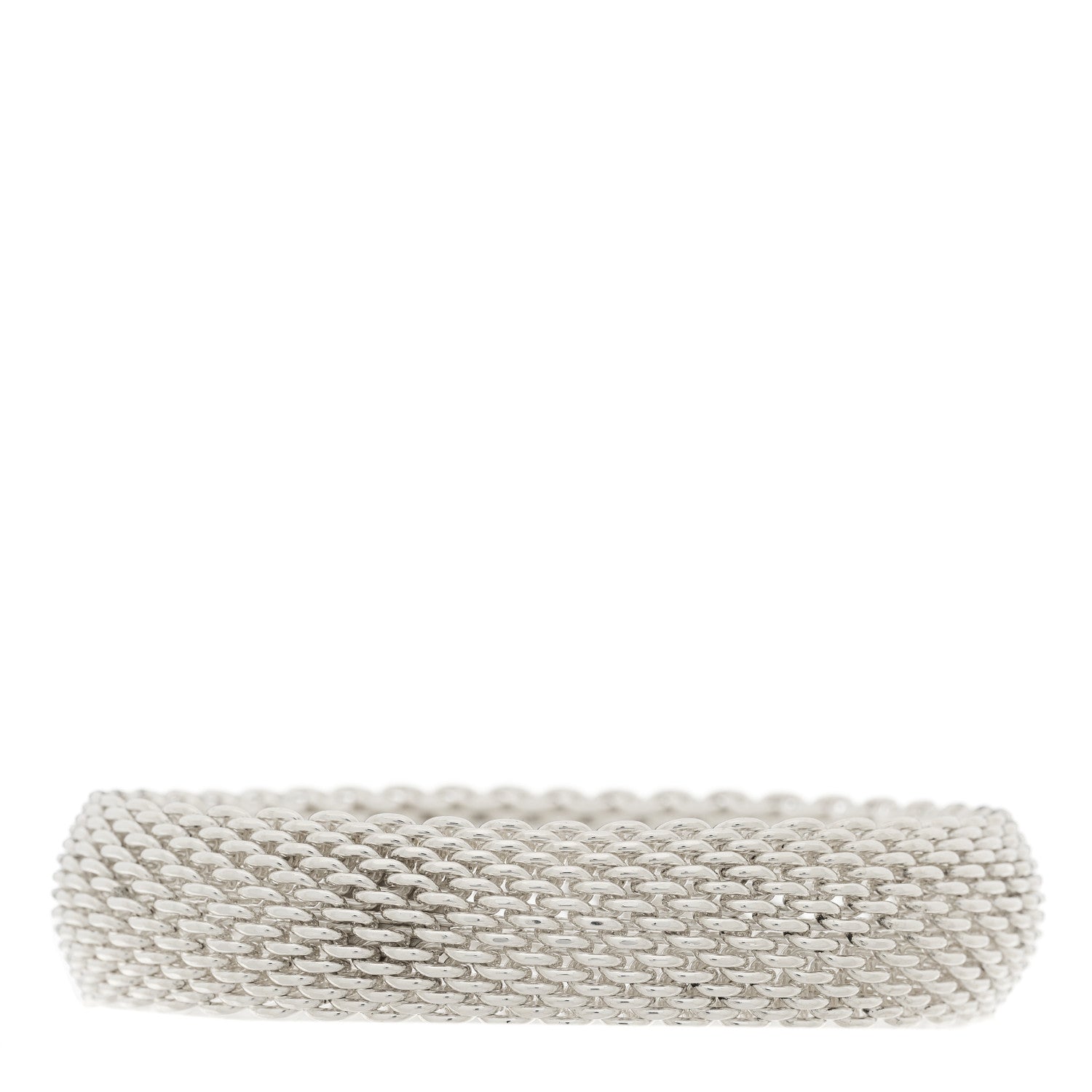Tiffany Sterling Silver Somerset Mesh Bracelet 2 of 3