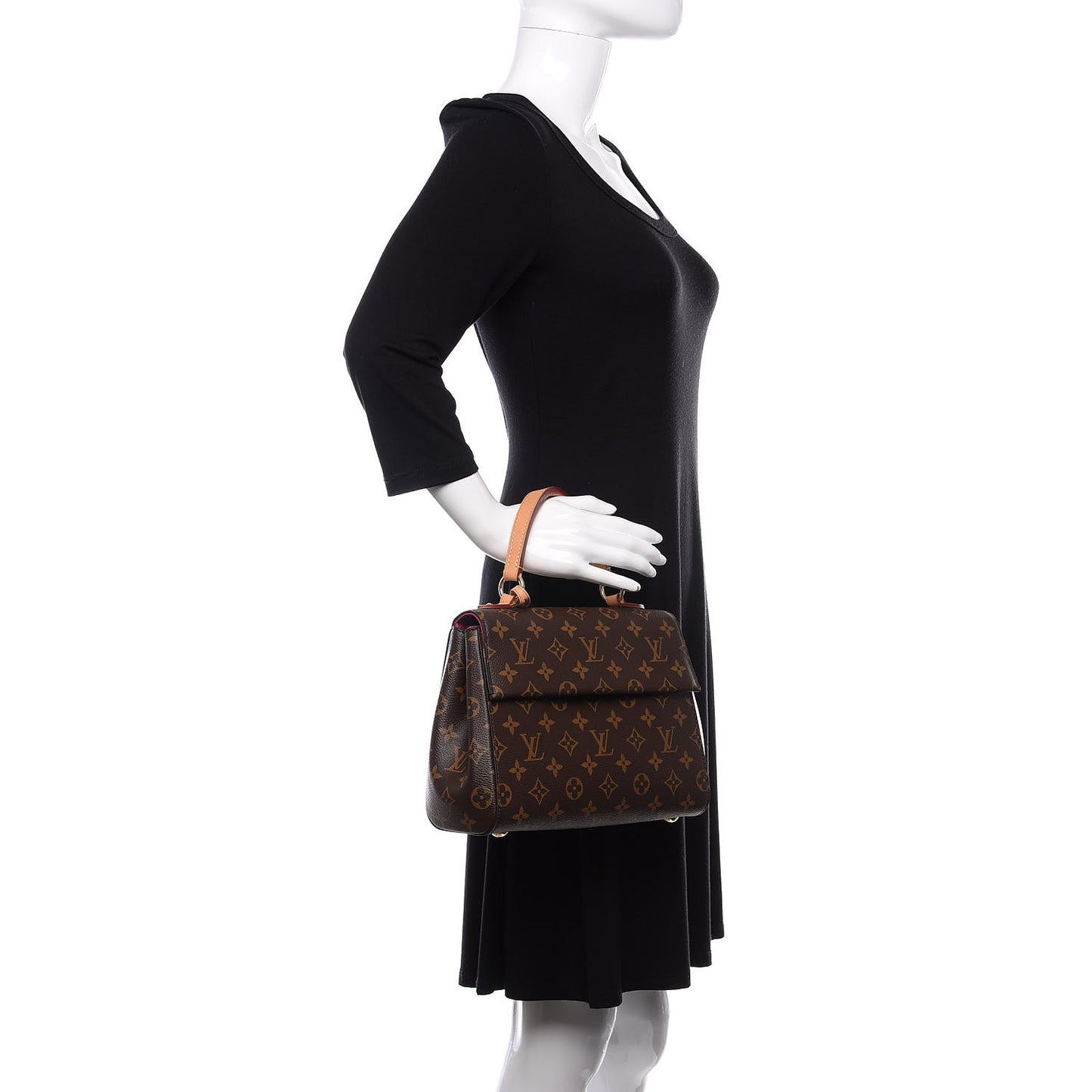 Monogram Cluny BB Bordeaux Fuchsia