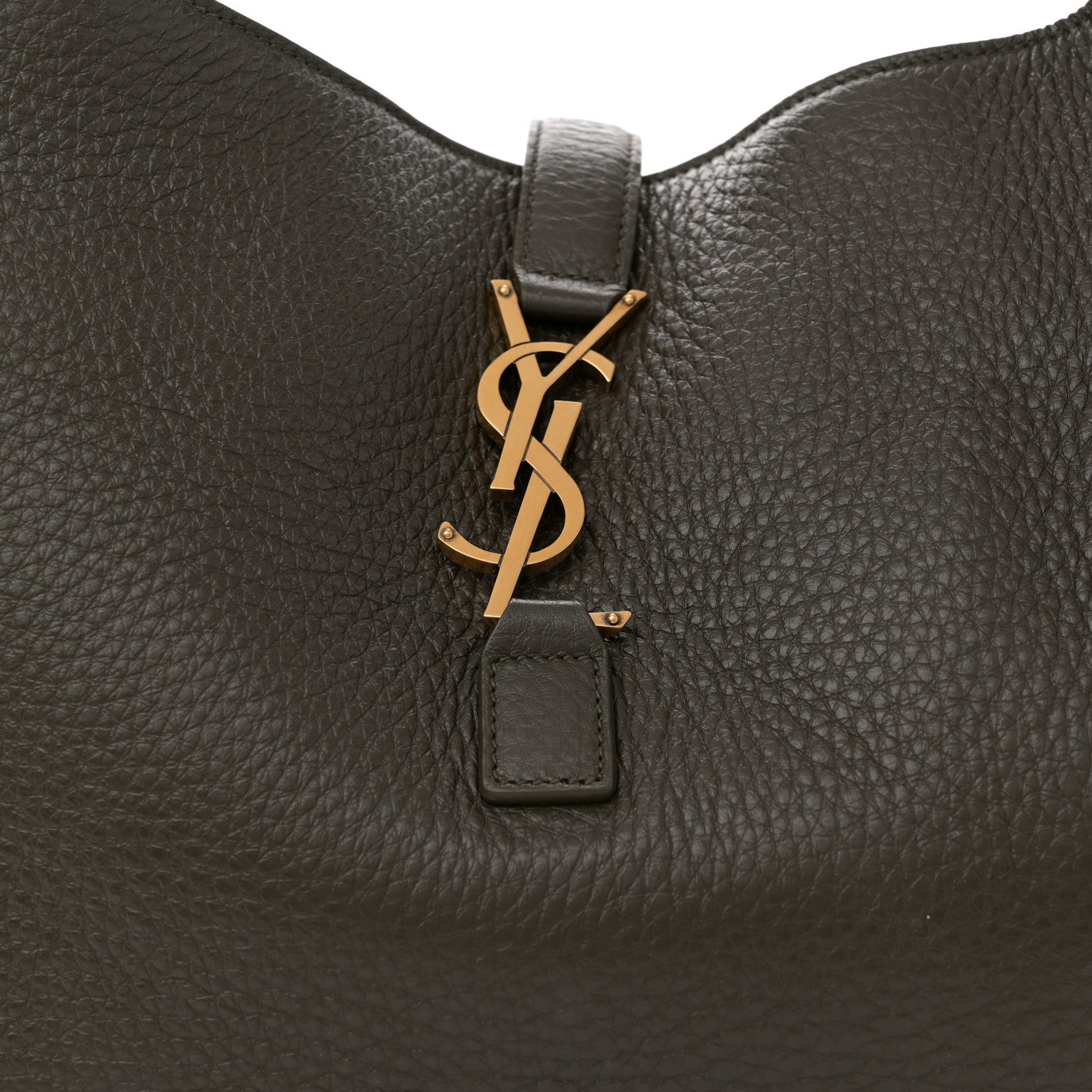 Saint Laurent Grained Deerskin Bea Tote Musk 8 of 11