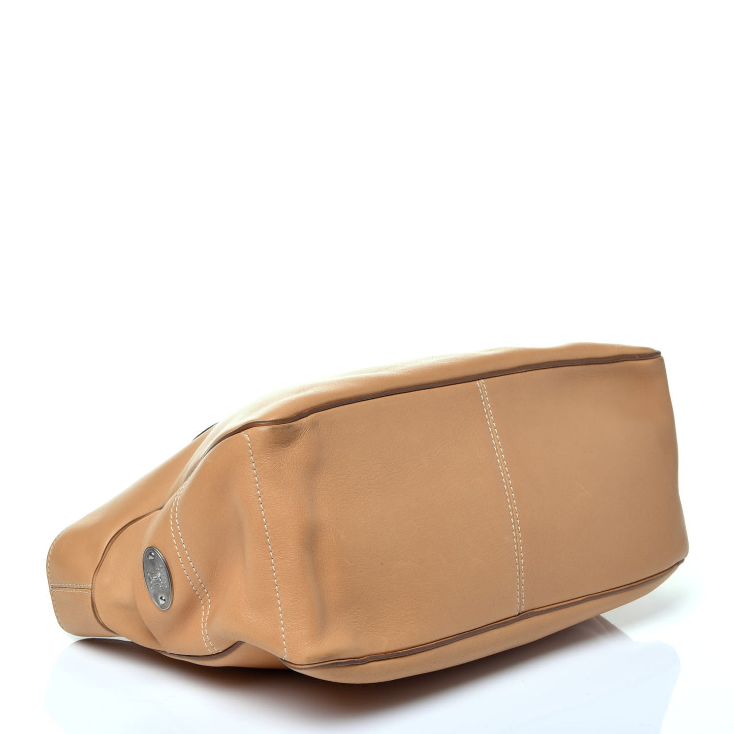 Calfskin Boogie Satchel Beige