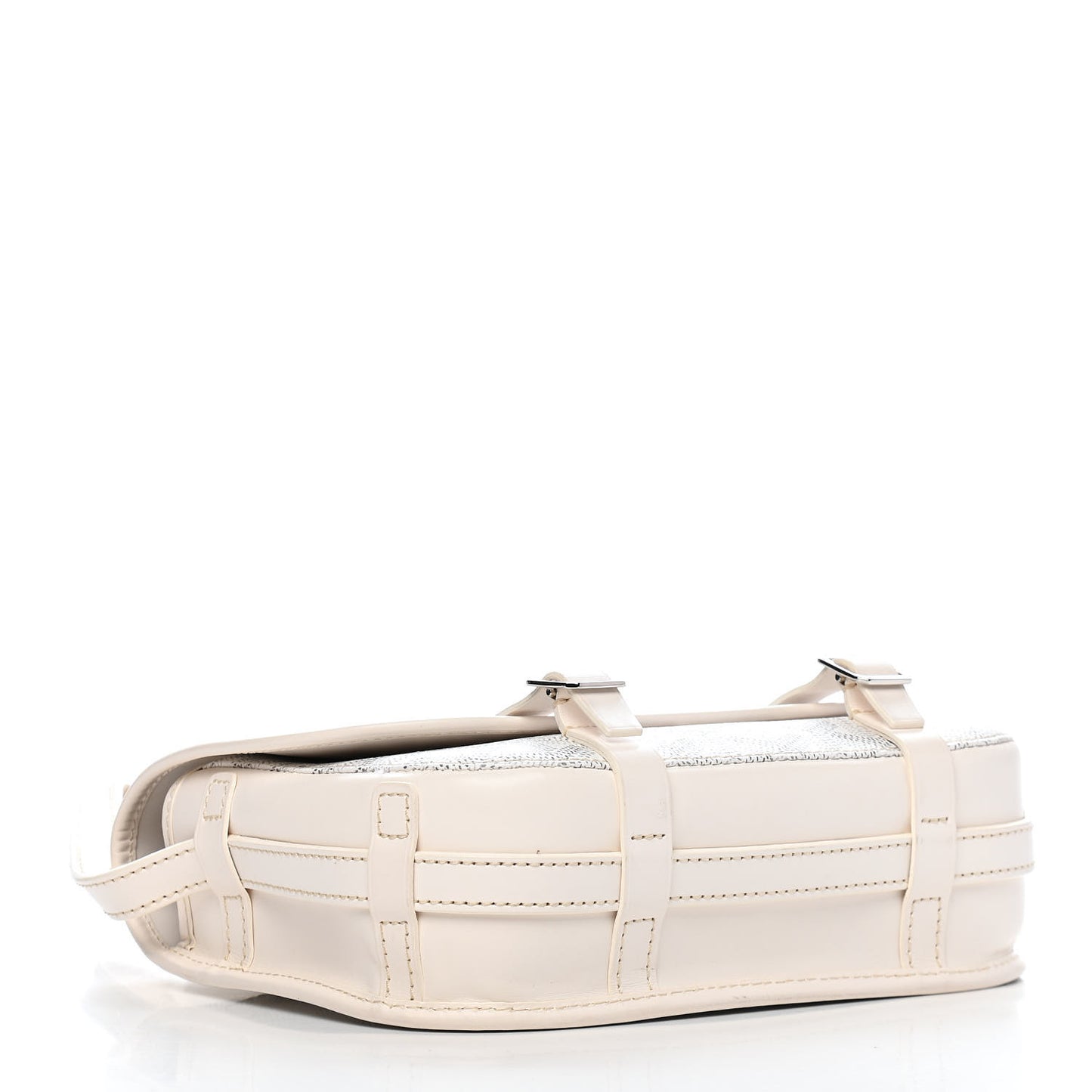 Goyardine Belvedere PM Messenger Bag White