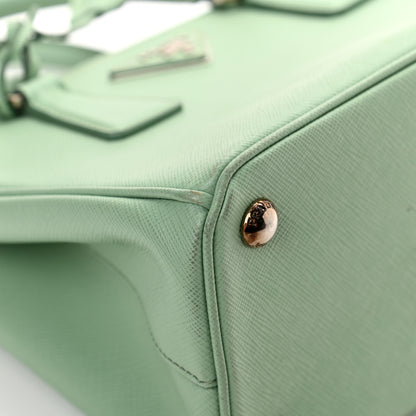 Prada Saffiano Lux Small Galleria Double Zip Tote Acquamarina 12 of 25