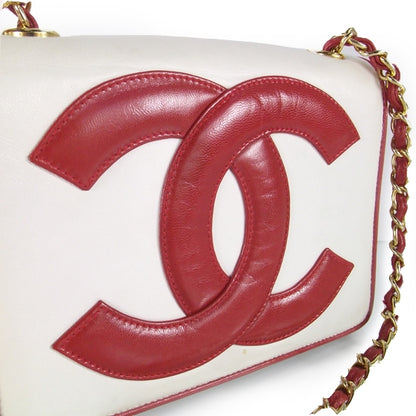 Chanel Lambskin CC Flap Bag White 8 of 12