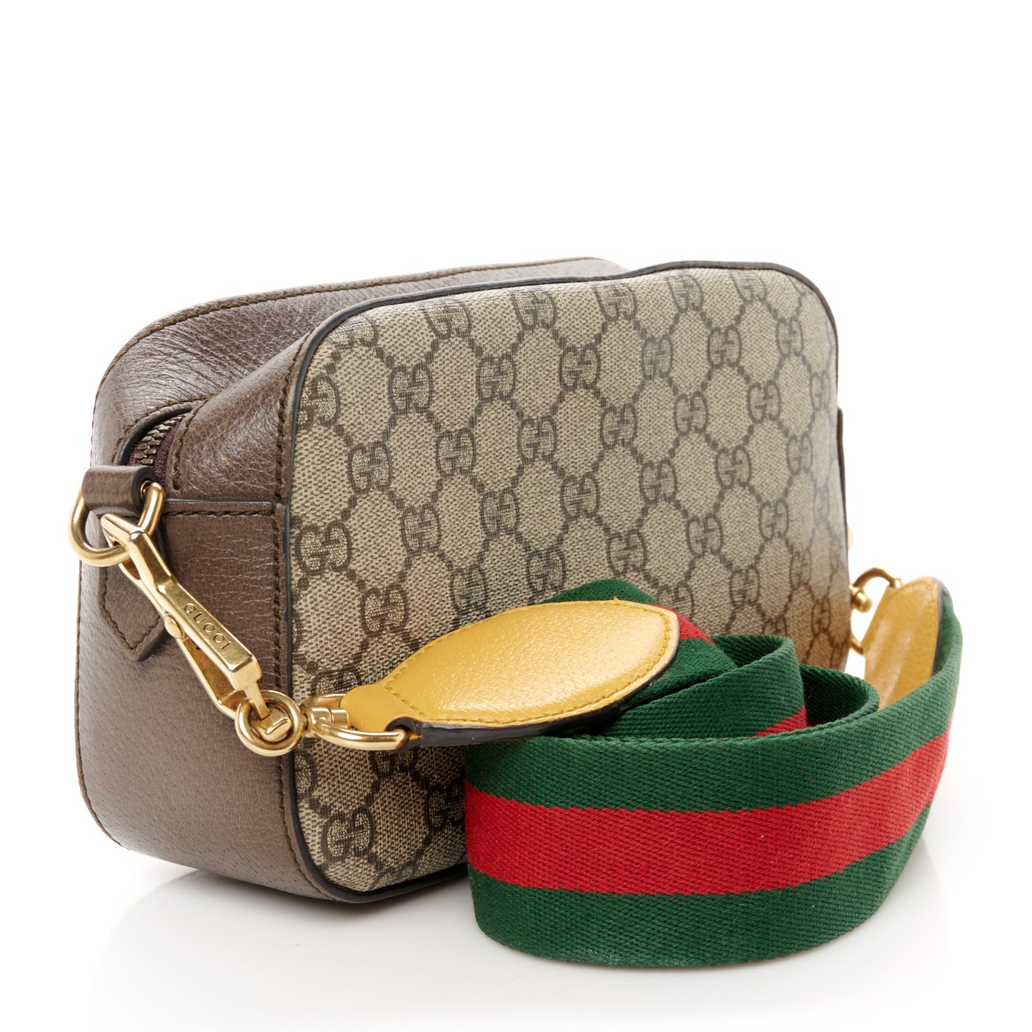 GG Supreme Monogram Web Neo Vintage Shoulder Bag Beige New Acero Crop