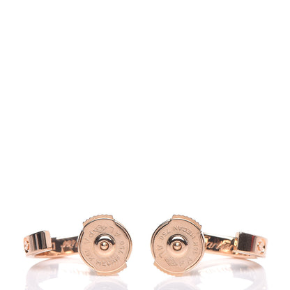 Cartier 18K Pink Gold Small LOVE Hoop Earrings 3 of 4