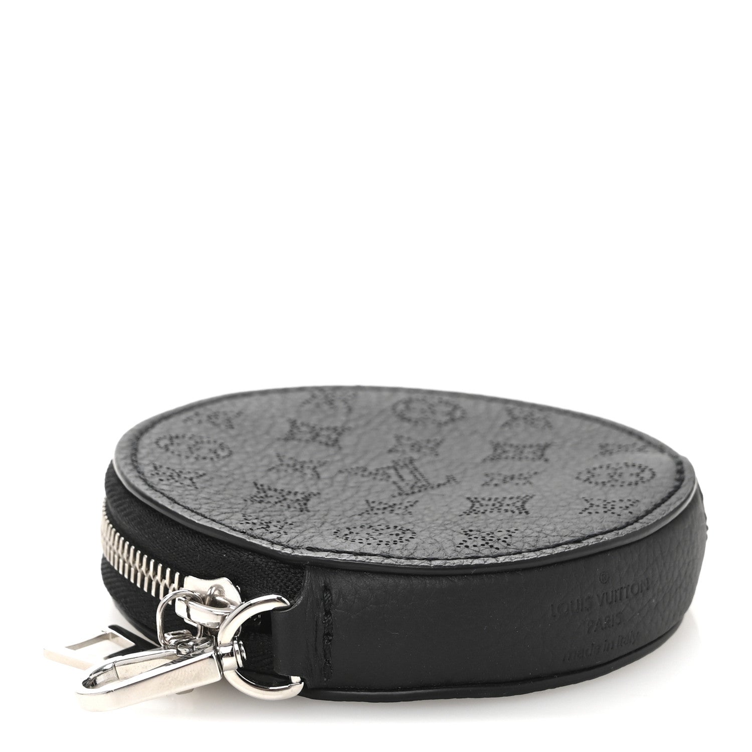 Louis Vuitton Mahina Round Coin Purse Black 4 of 7