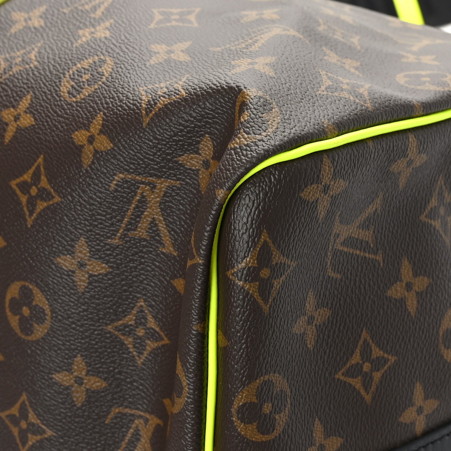 Monogram Macassar Keepall Bandouliere 50 Florescent Yellow