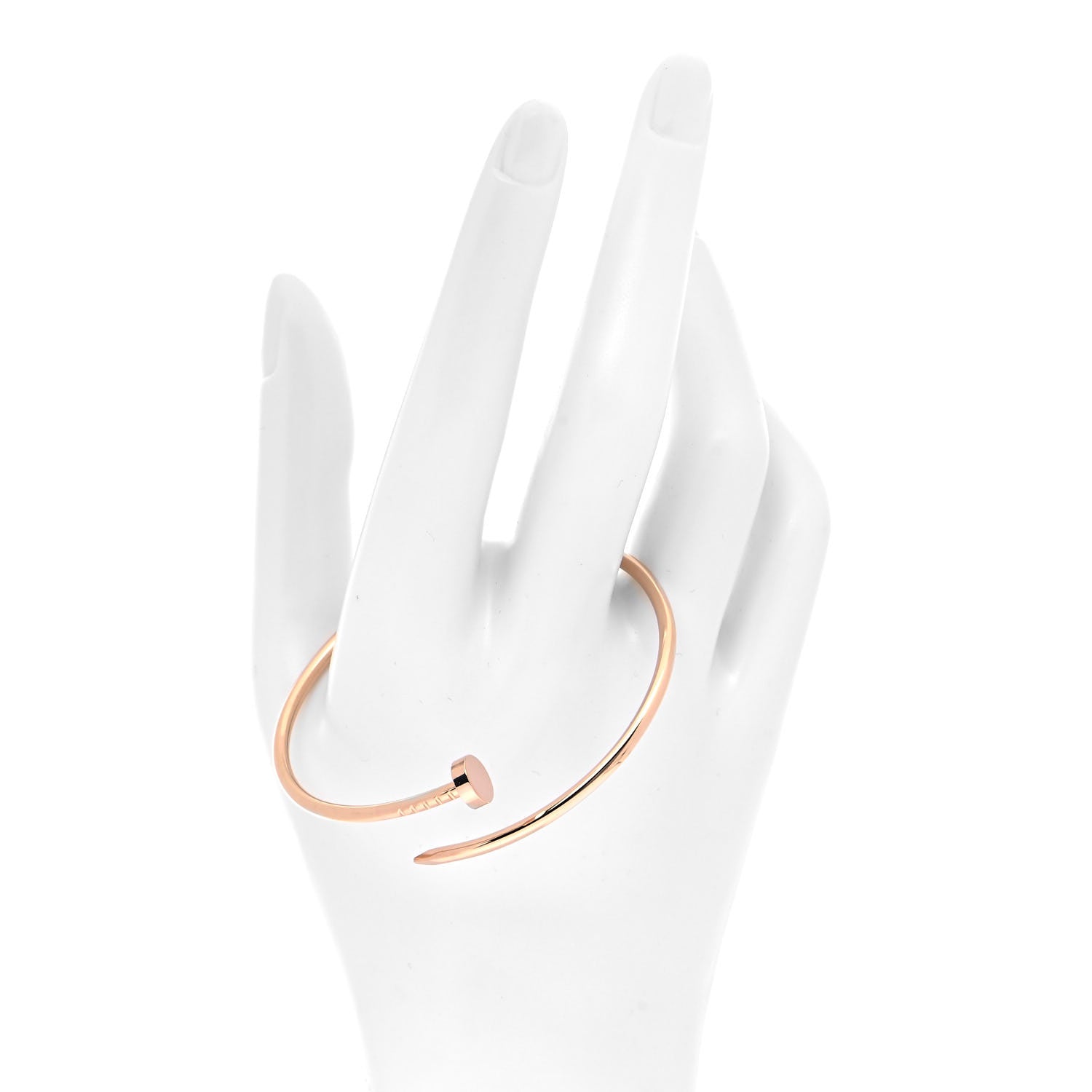 Cartier 18K Pink Gold Small Juste Un Clou Bracelet 17 2 of 5