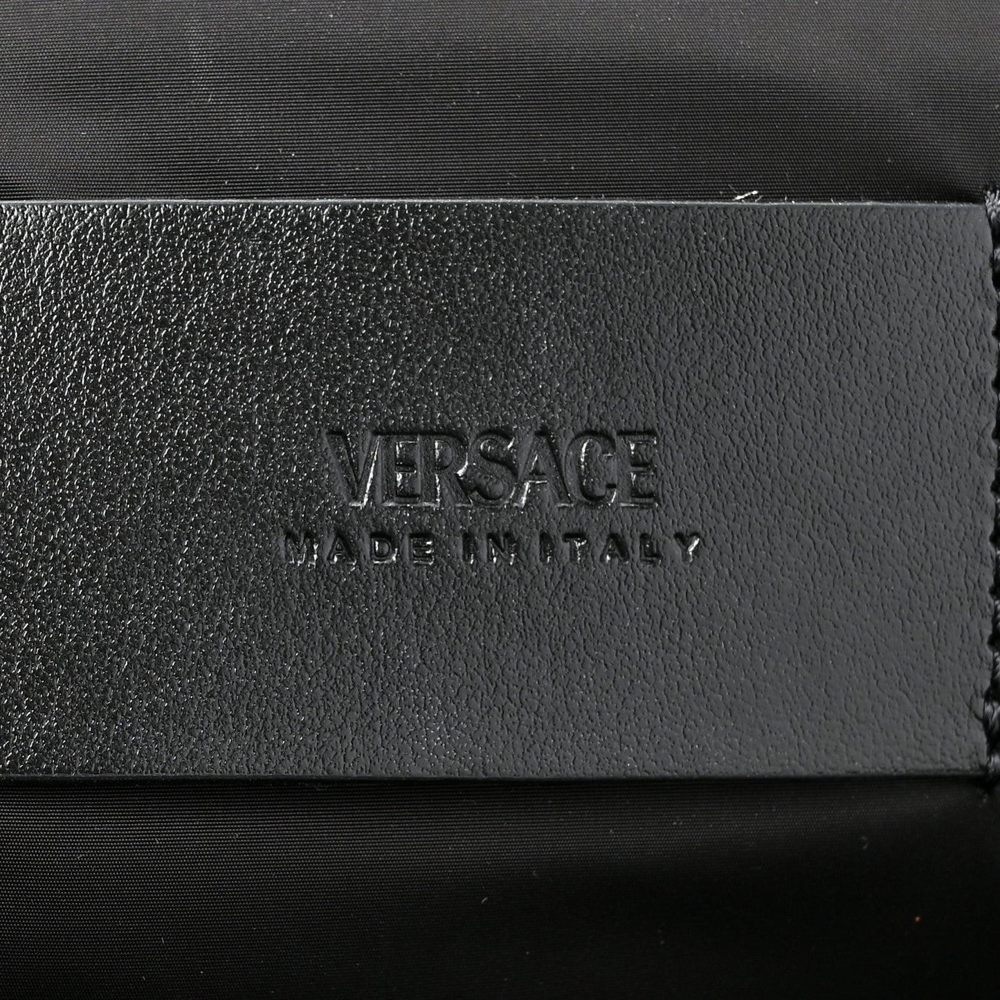 Nylon Greca Buckle Sling Bag Black