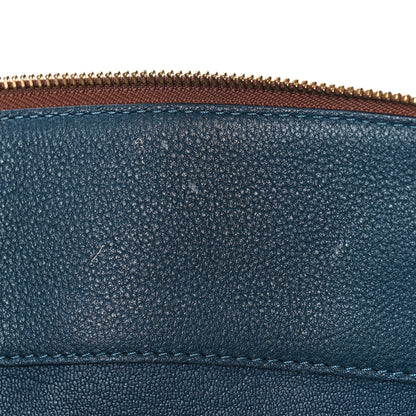 Louis Vuitton Ostrich Lizard Majestueux Tote MM Navy 11 of 11