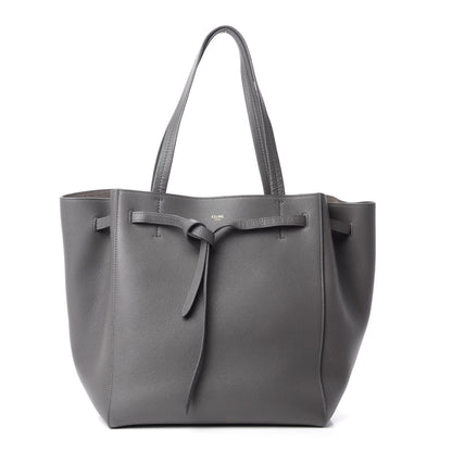 Celine Soft Grained Calfskin Belt Cabas Phantom Medium Grey 1 of 10