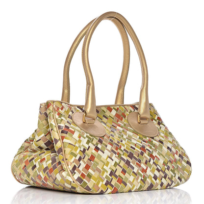 Bottega Veneta Nappa Intrecciato Satchel Multicolor 3 of 16
