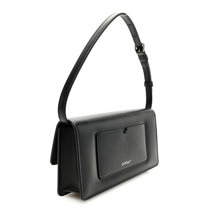 Off-White Calfskin Jitney 1.0 Shoulder Bag Black 3 of 9