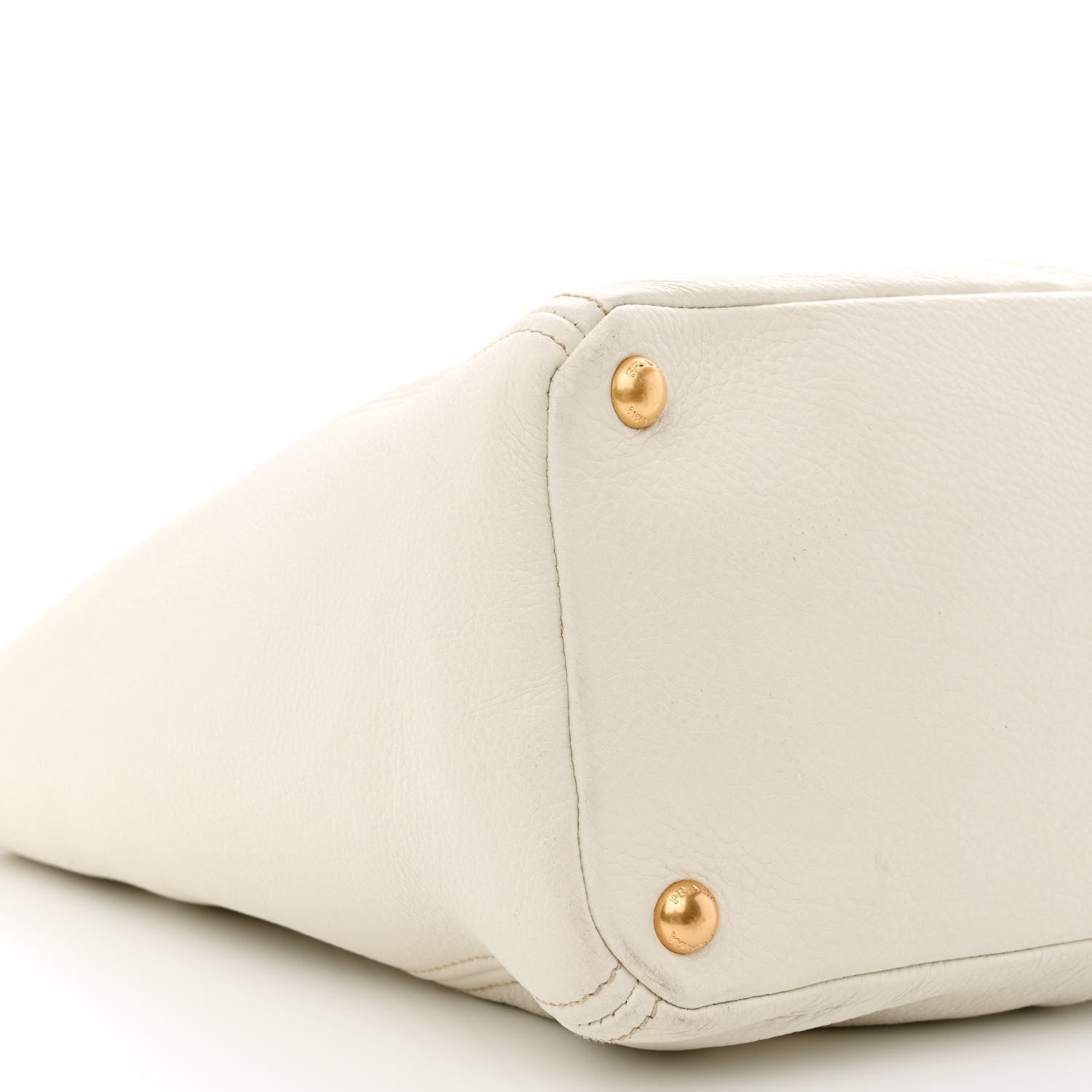 Prada Vitello Daino Side Pocket Tote Talco 10 of 14
