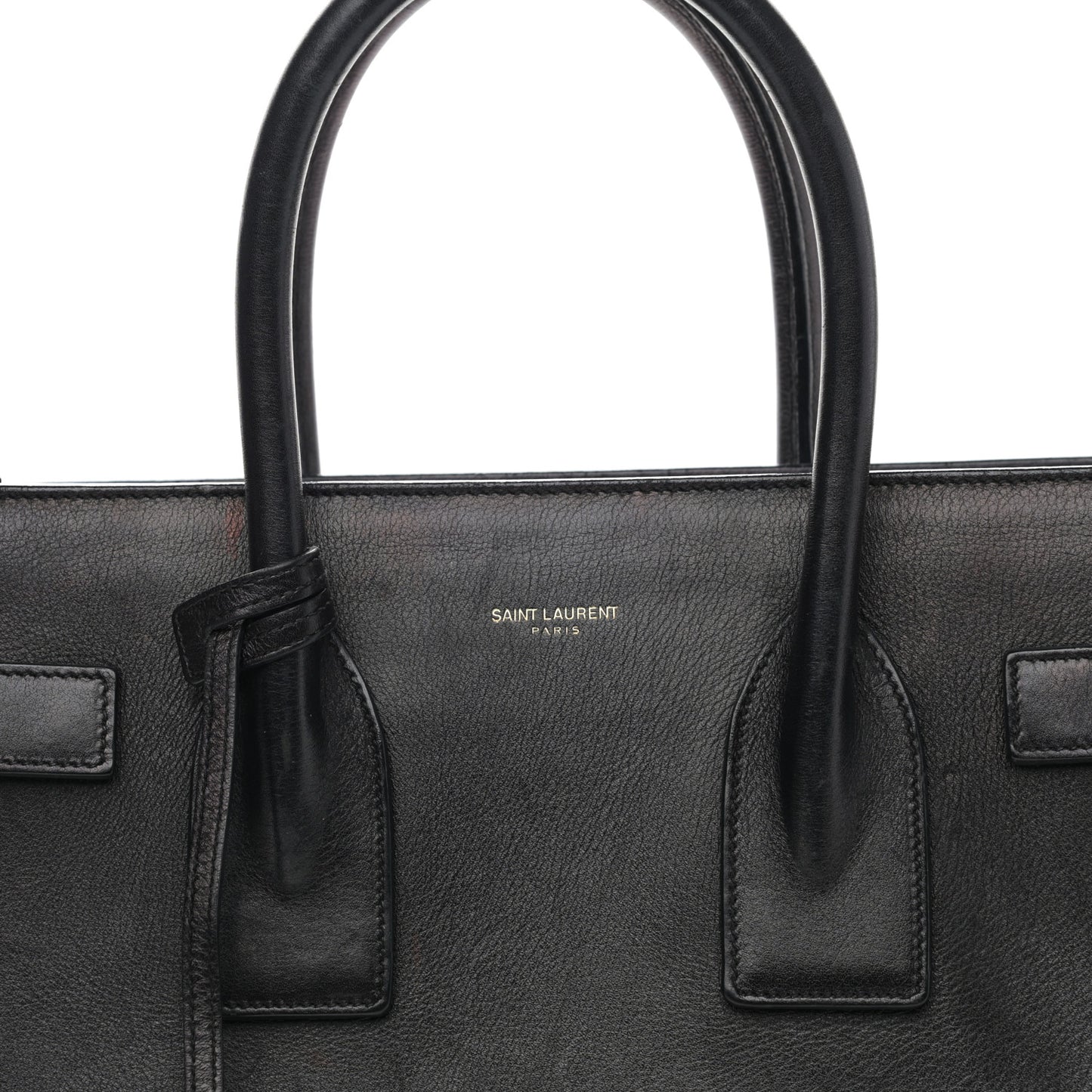 Calfskin Small Sac De Jour Black