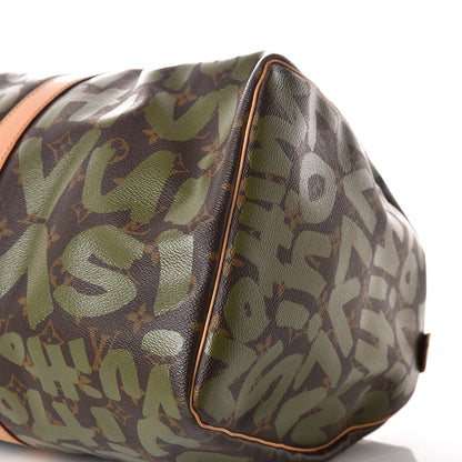 Louis Vuitton Graffiti Keepall 50 Kaki 14 of 14
